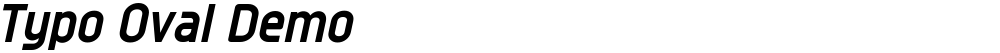 Typo Oval Demo