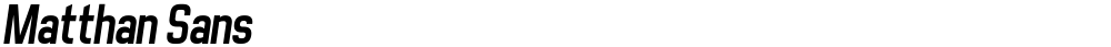 Matthan Sans