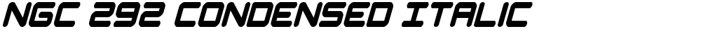 NGC 292 Condensed Italic