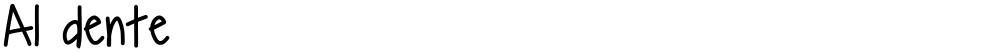 Al dente
