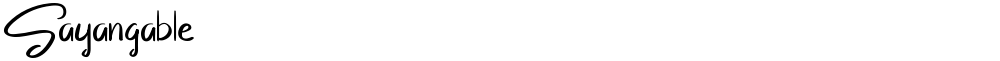 Sayangable