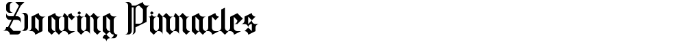 Soaring Pinnacles