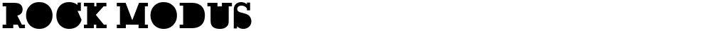 ROCK MODUS