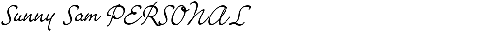 Sunny Sam PERSONAL