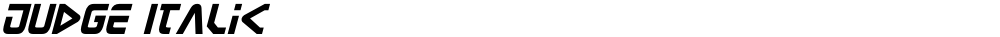 Judge Italic