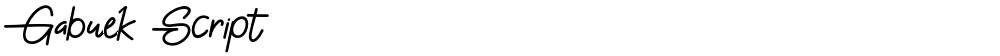 Gabuek Script