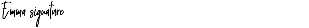 Emma signature