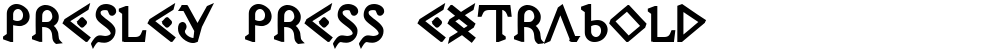 Presley Press ExtraBold
