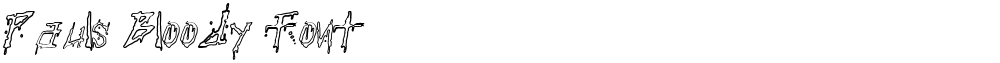 Pauls Bloody Font
