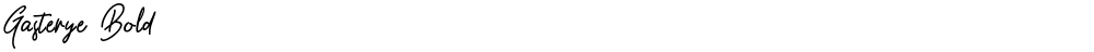 Gasterye Bold