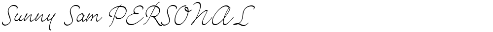 Sunny Sam PERSONAL