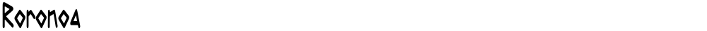 Roronoa