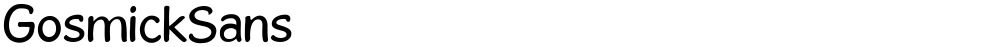 GosmickSans