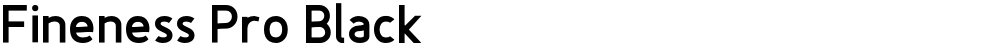 Fineness Pro Black