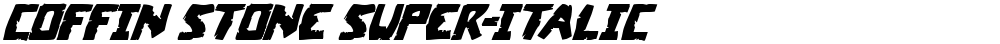 Coffin Stone Super-Italic