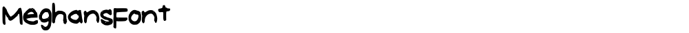 MeghansFont