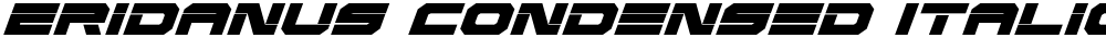 Eridanus Condensed Italic