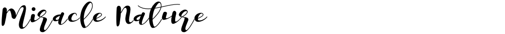 Miracle Nature