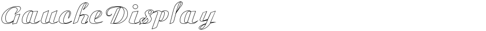 Gauche Display