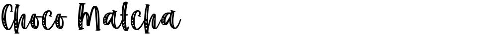 Choco Matcha