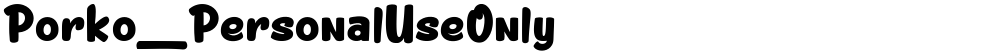 Porko_PersonalUseOnly