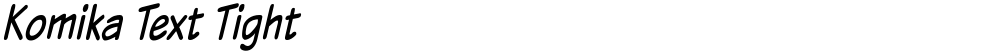 Komika Text Tight