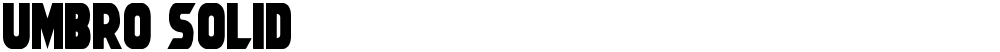 Umbro Solid