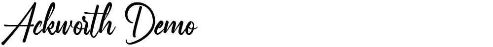 Ackworth Demo