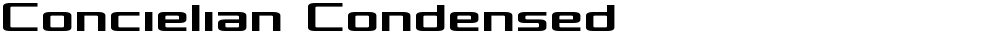 Concielian Condensed