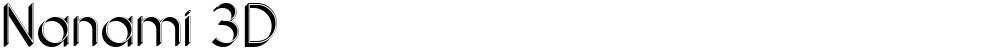 Nanami 3D