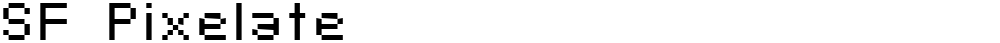 SF Pixelate