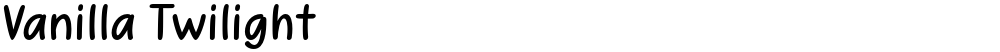 Vanilla Twilight