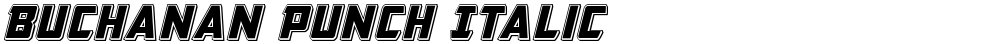 Buchanan Punch Italic