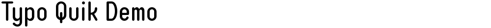 Typo Quik Demo