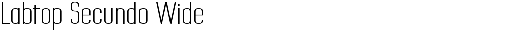 Labtop Secundo Wide