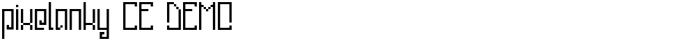 pixelanky CE DEMO