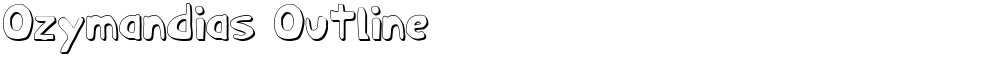 Ozymandias Outline