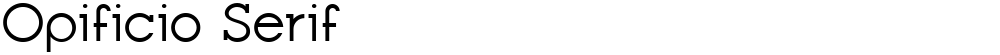 Opificio Serif