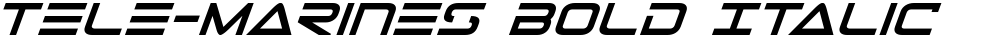 Tele-Marines Bold Italic