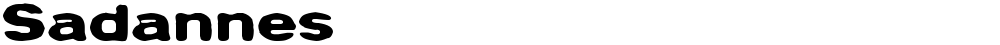 Sadannes
