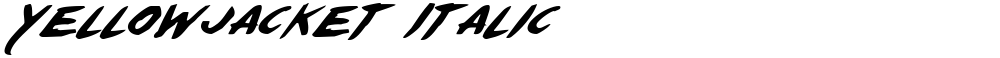 Yellowjacket Italic