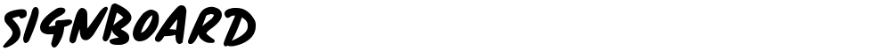 Signboard