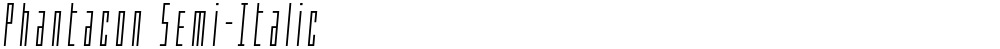 Phantacon Semi-Italic