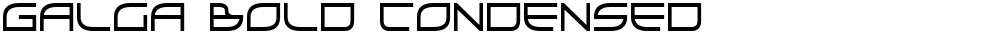 Galga Bold Condensed
