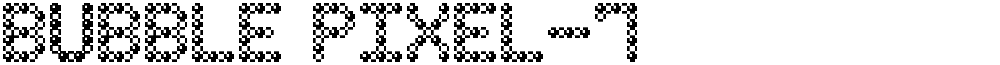 Bubble Pixel-7