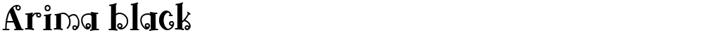Arima black