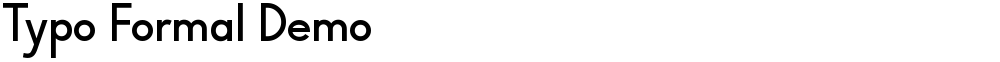 Typo Formal Demo