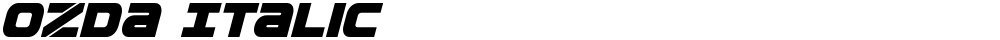 Ozda Italic
