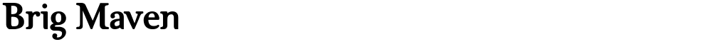 Brig Maven