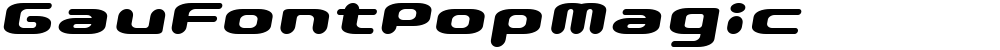 GauFontPopMagic